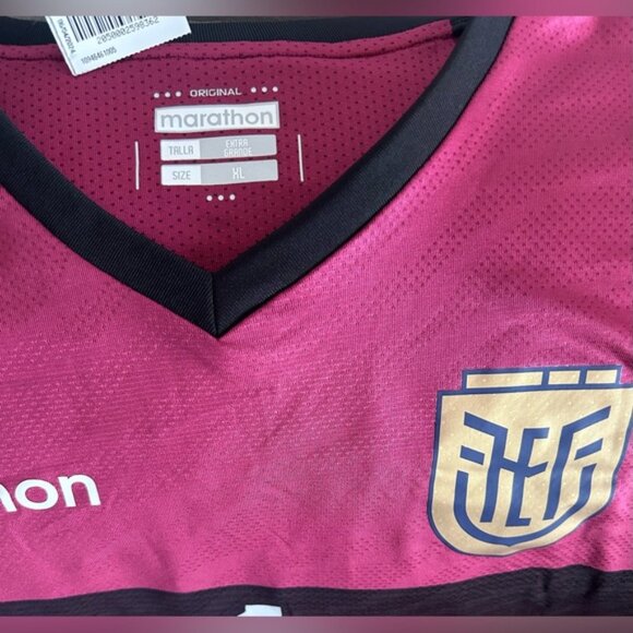 Marathon Authentic Ecuador Copa America 2024 Hernan Galindez Jersey Men’s Sz: XL - Picture 3 of 8